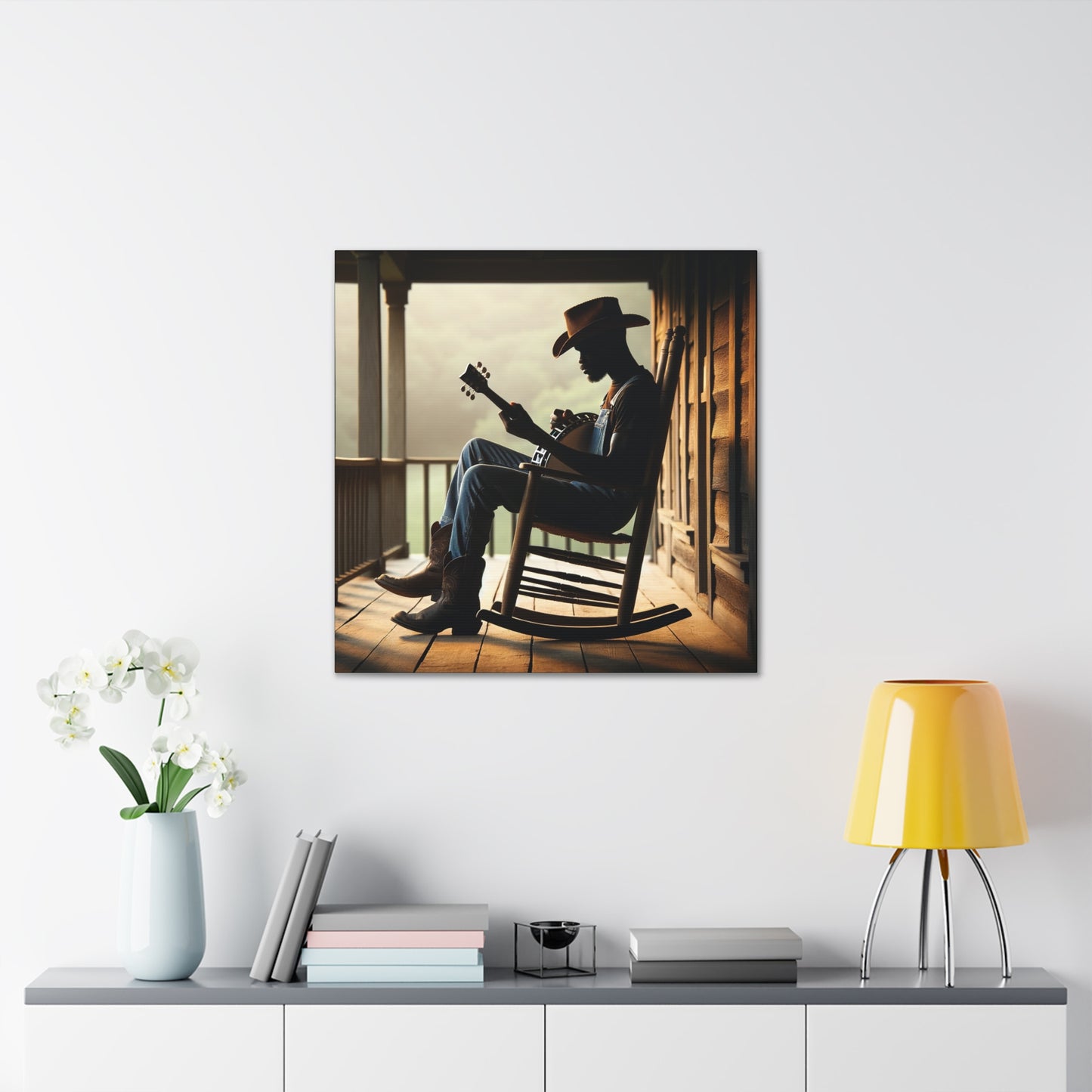 "Country Banjo Echoes" Canvas