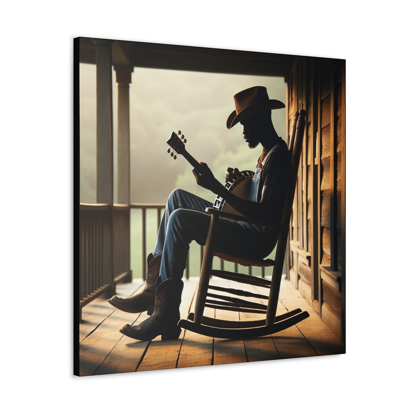 "Country Banjo Echoes" Canvas
