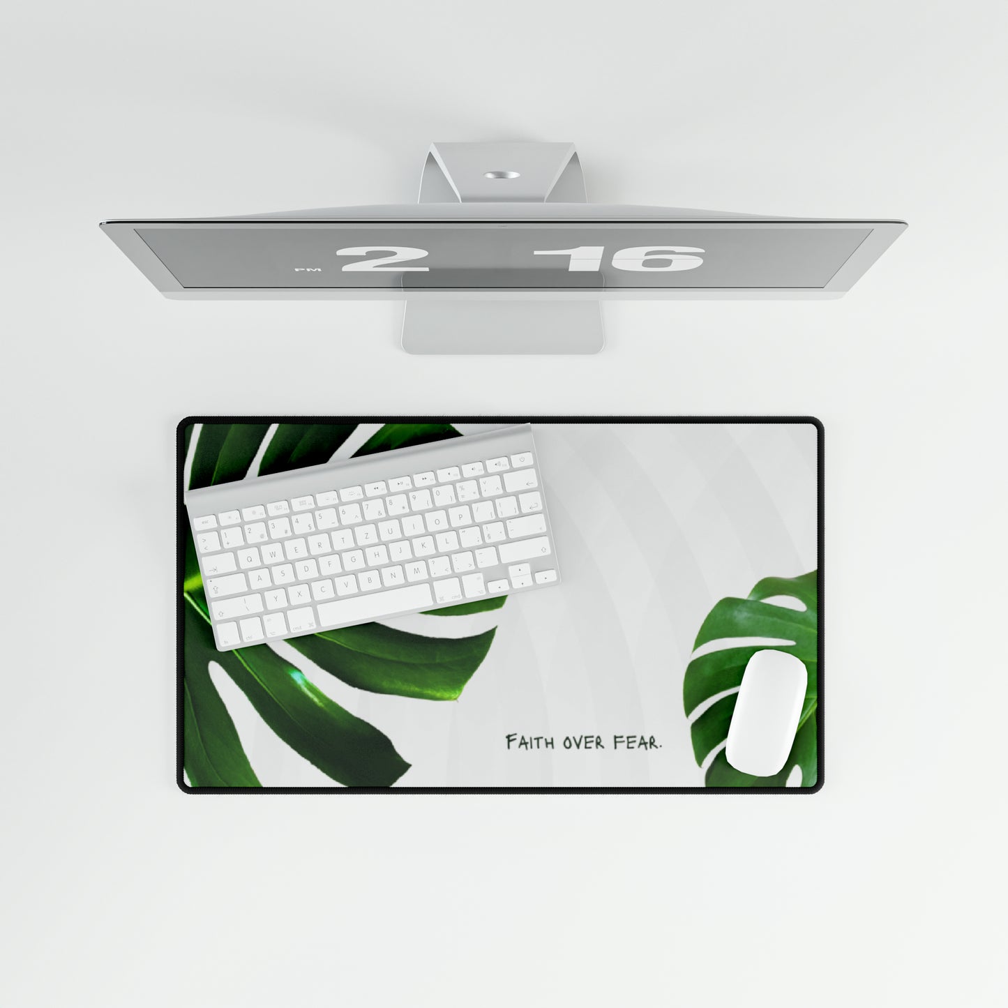 "Faith Over Fear" Desk Mat