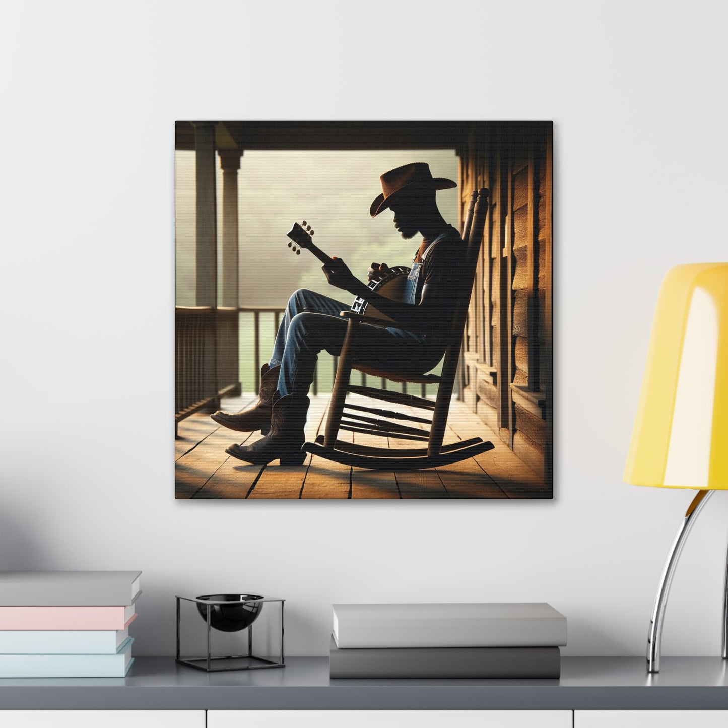 "Country Banjo Echoes" Canvas