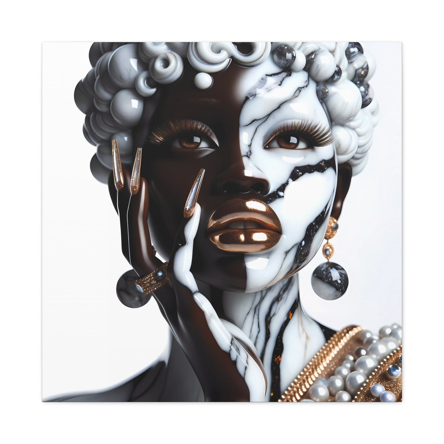 "Beauty in Marble" Canvas