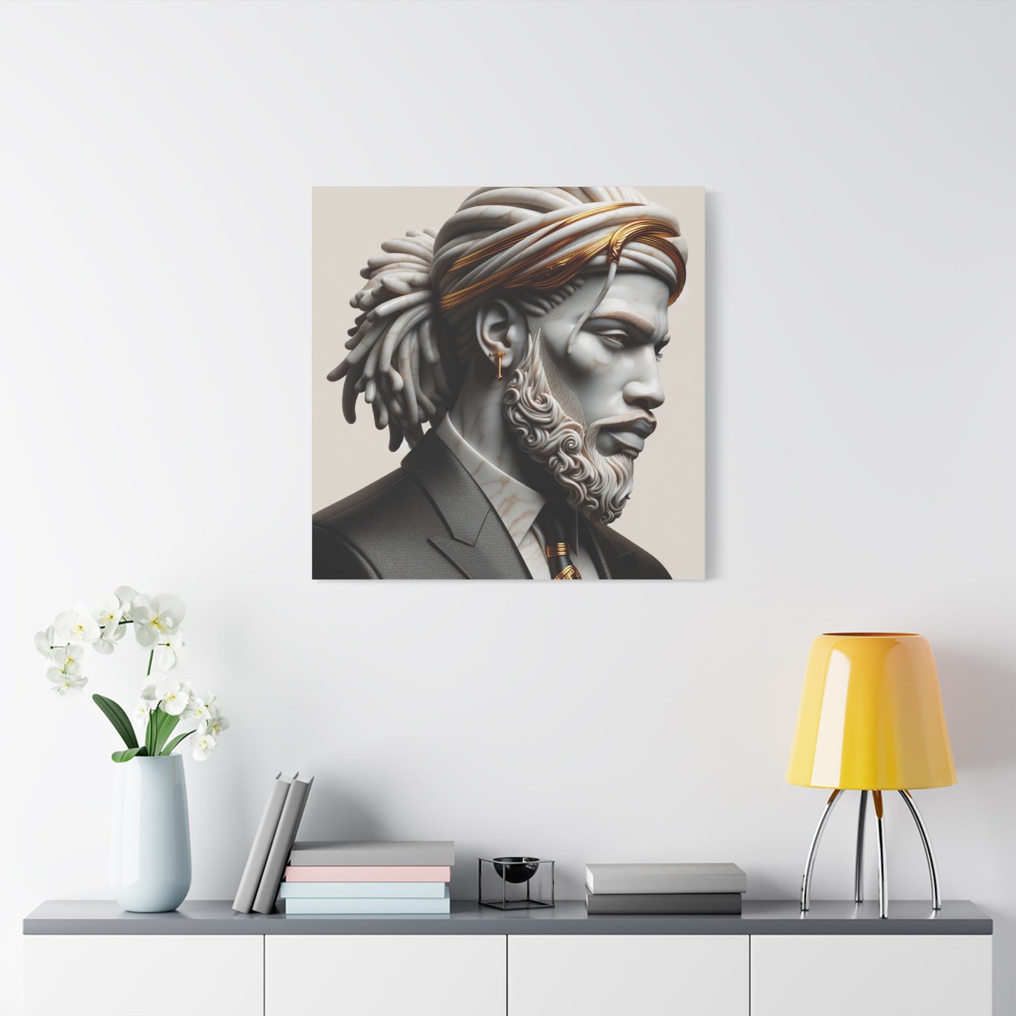 "Marble Grandeur" Canvas