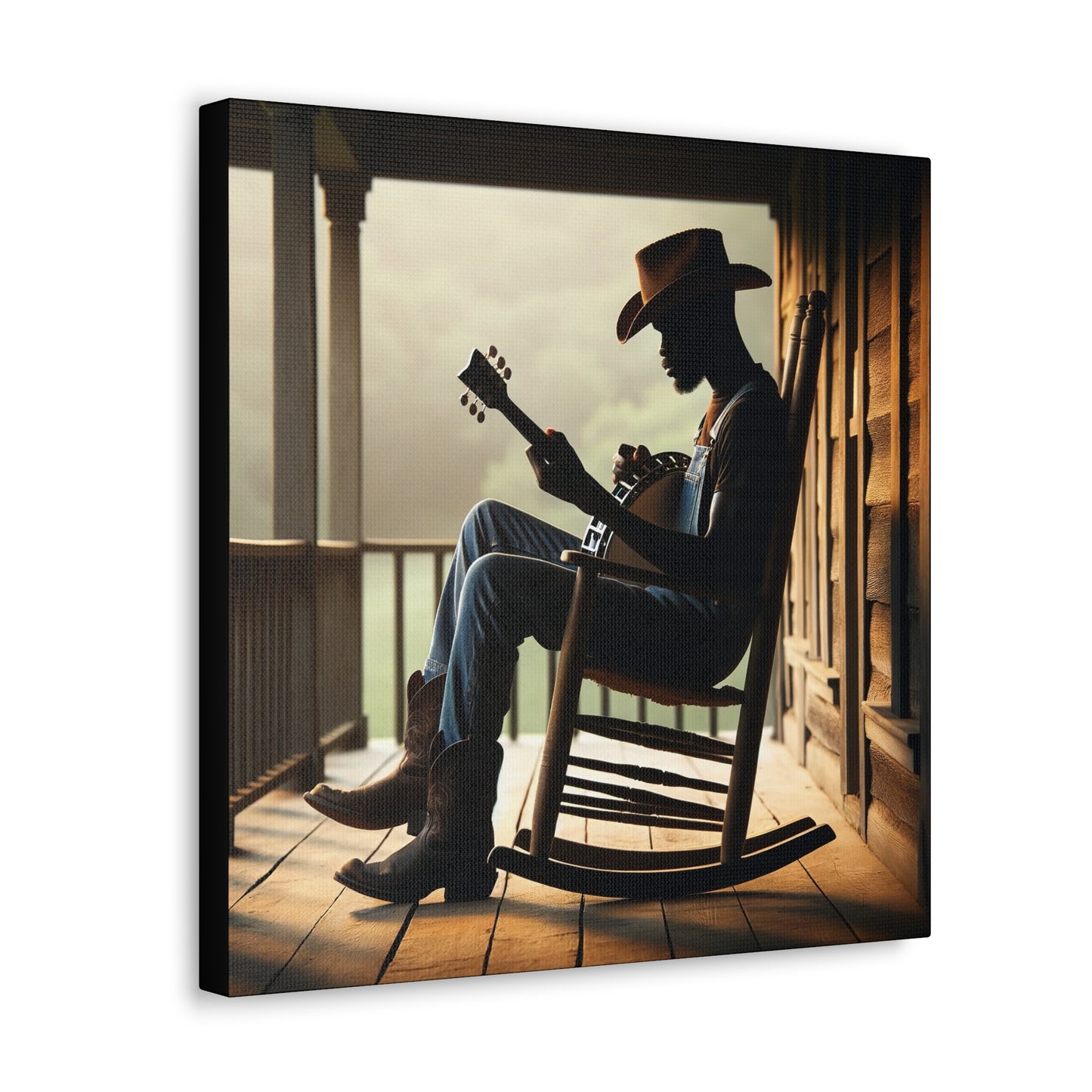"Country Banjo Echoes" Canvas