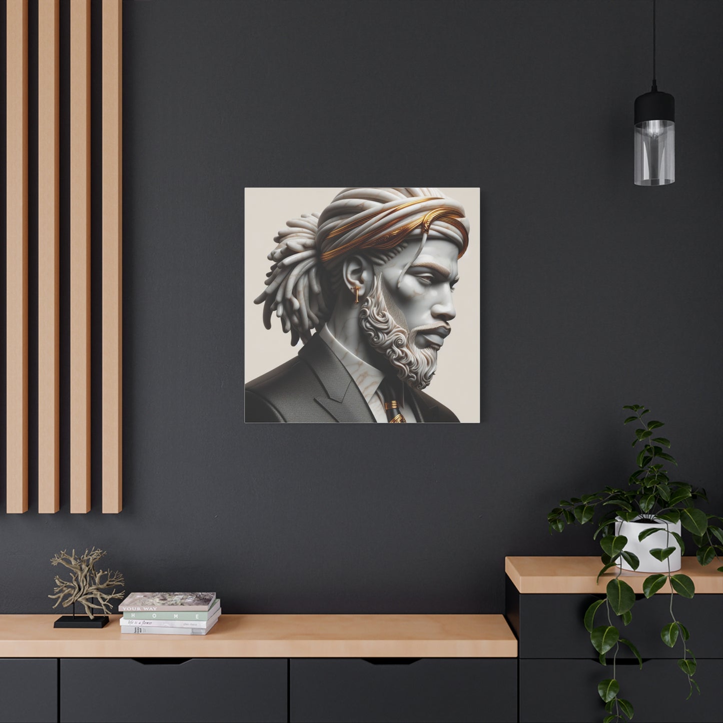 "Marble Grandeur" Canvas