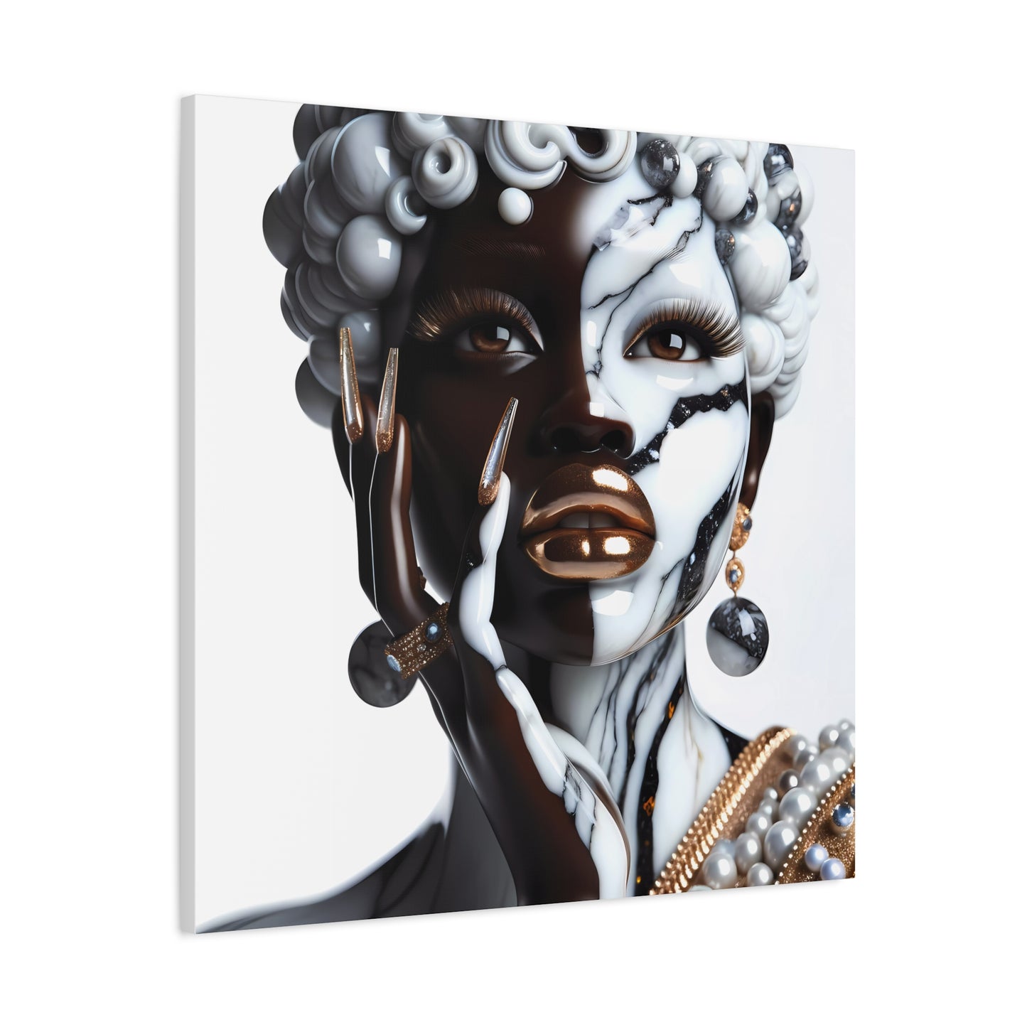 "Beauty in Marble" Canvas