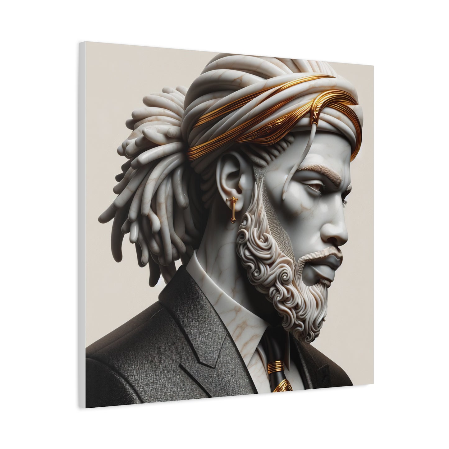 "Marble Grandeur" Canvas