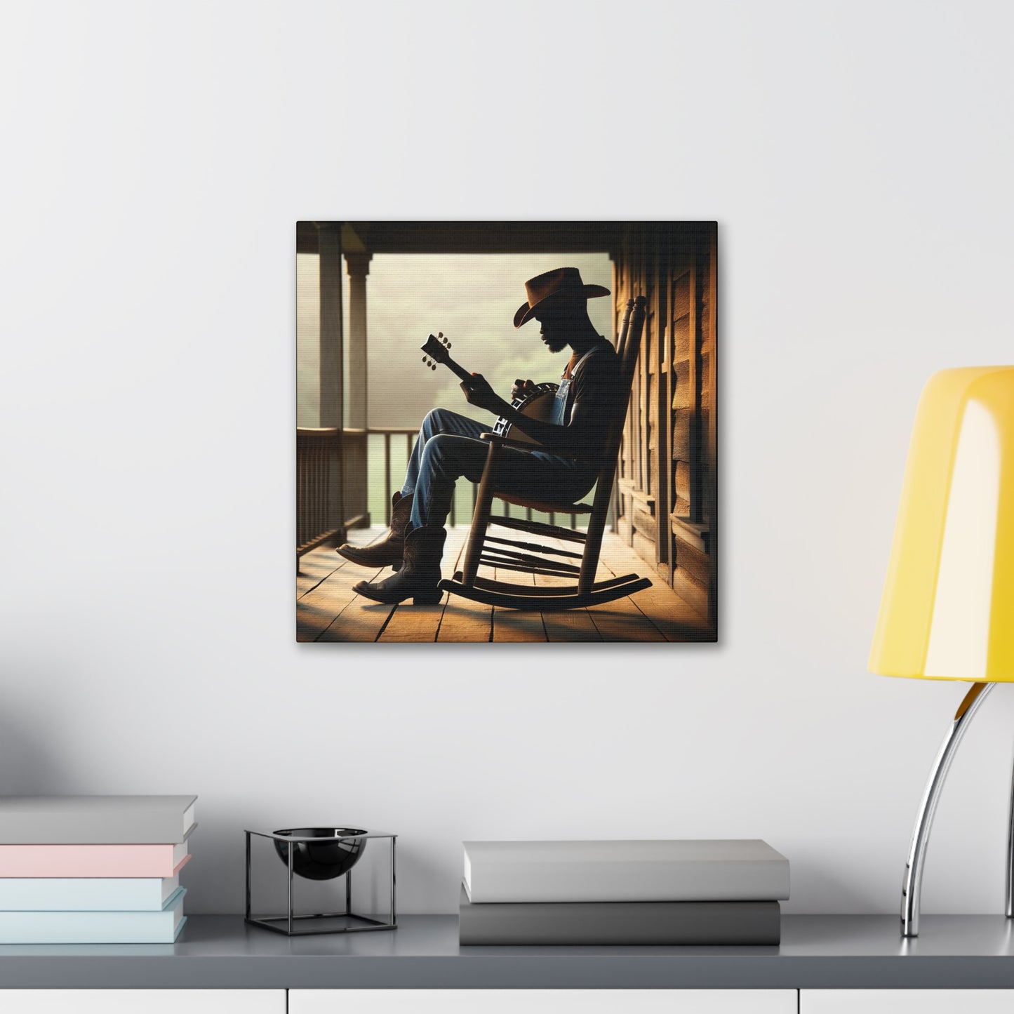 "Country Banjo Echoes" Canvas