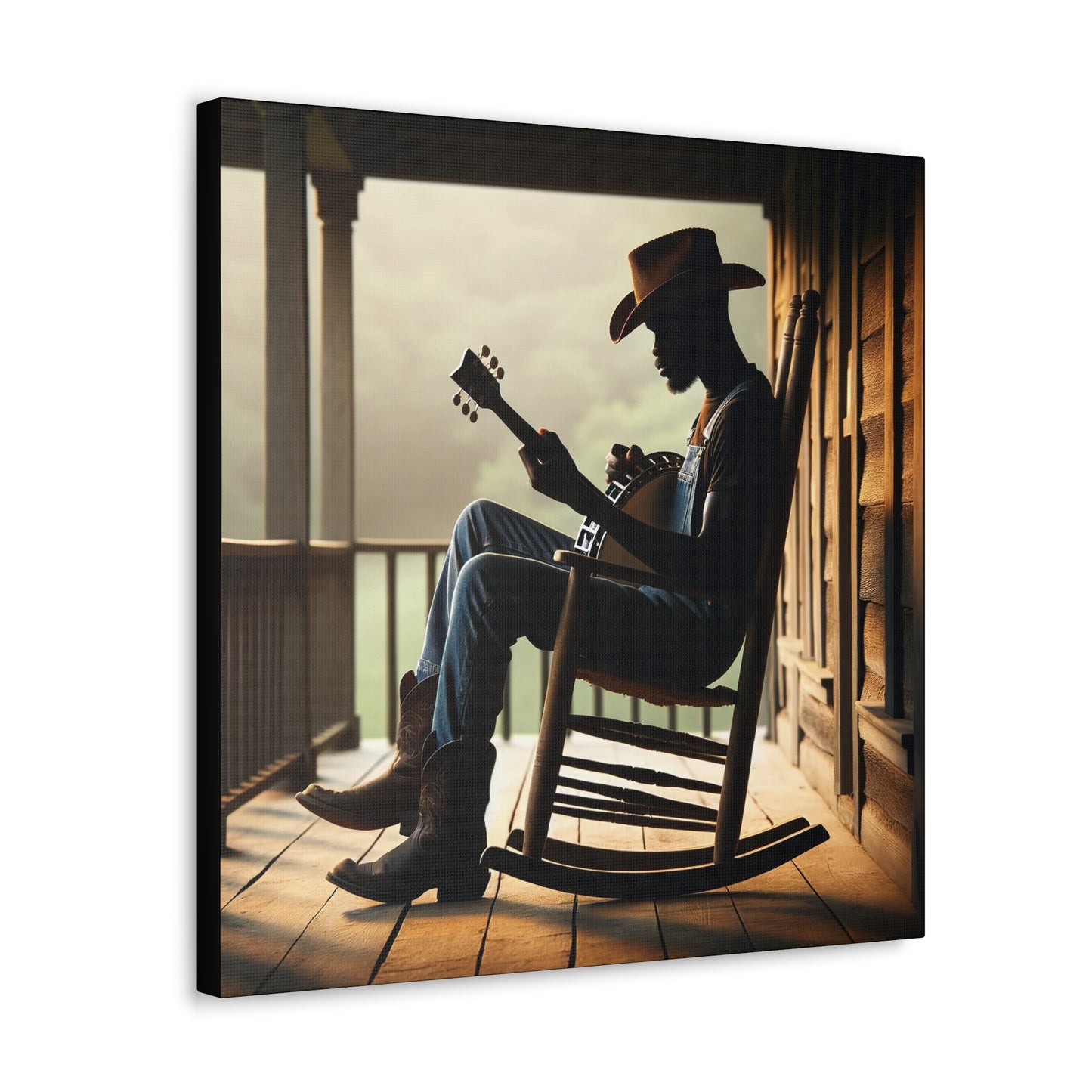 "Country Banjo Echoes" Canvas