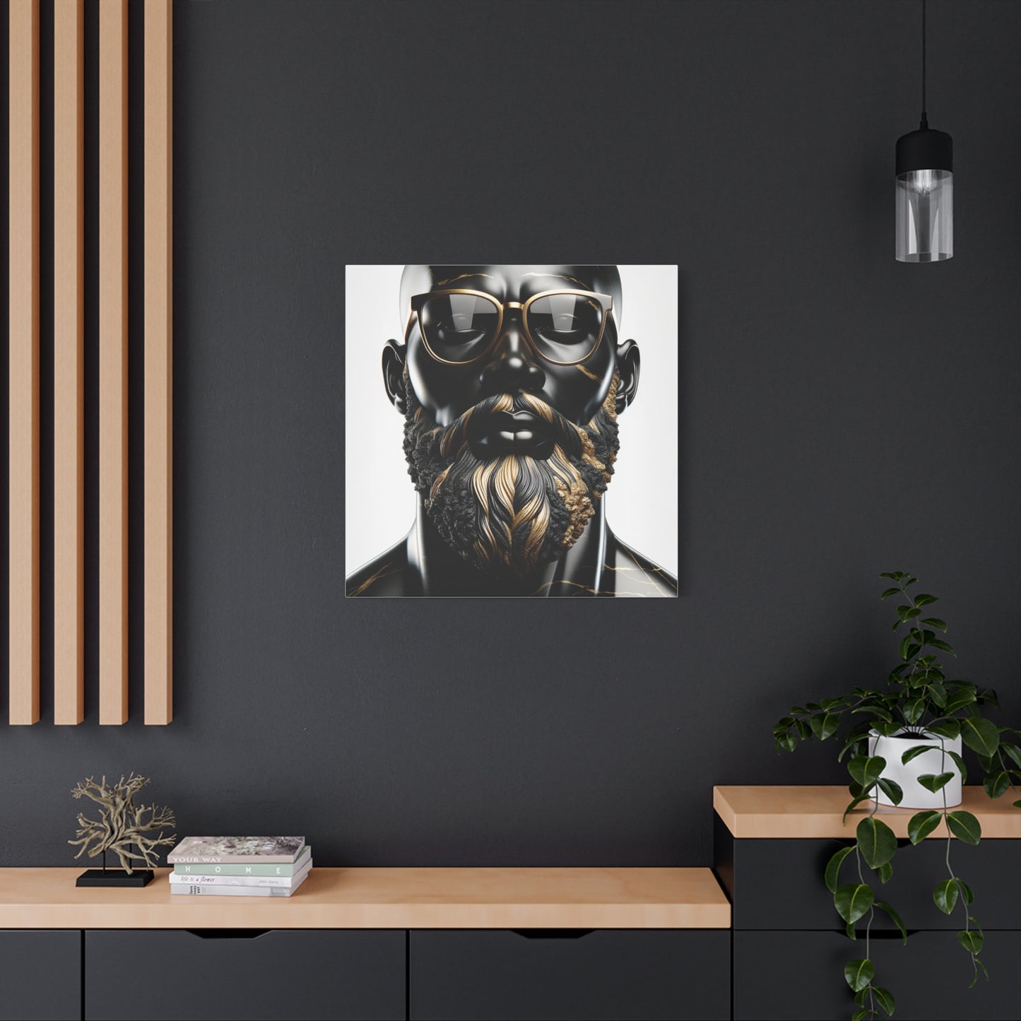 "Chiseled Champion" Canvas