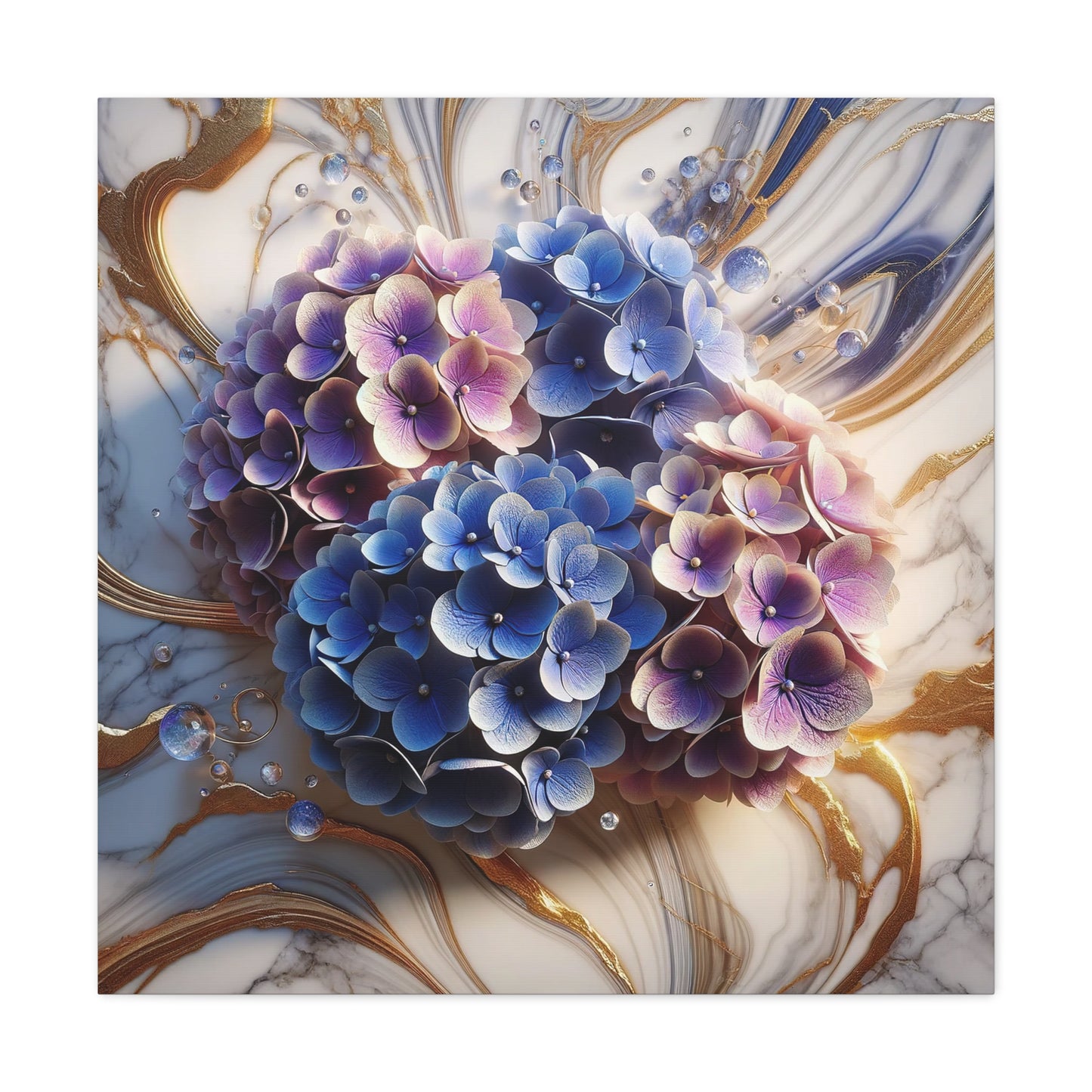 Canvas - Botanical Hydrangea Style 2