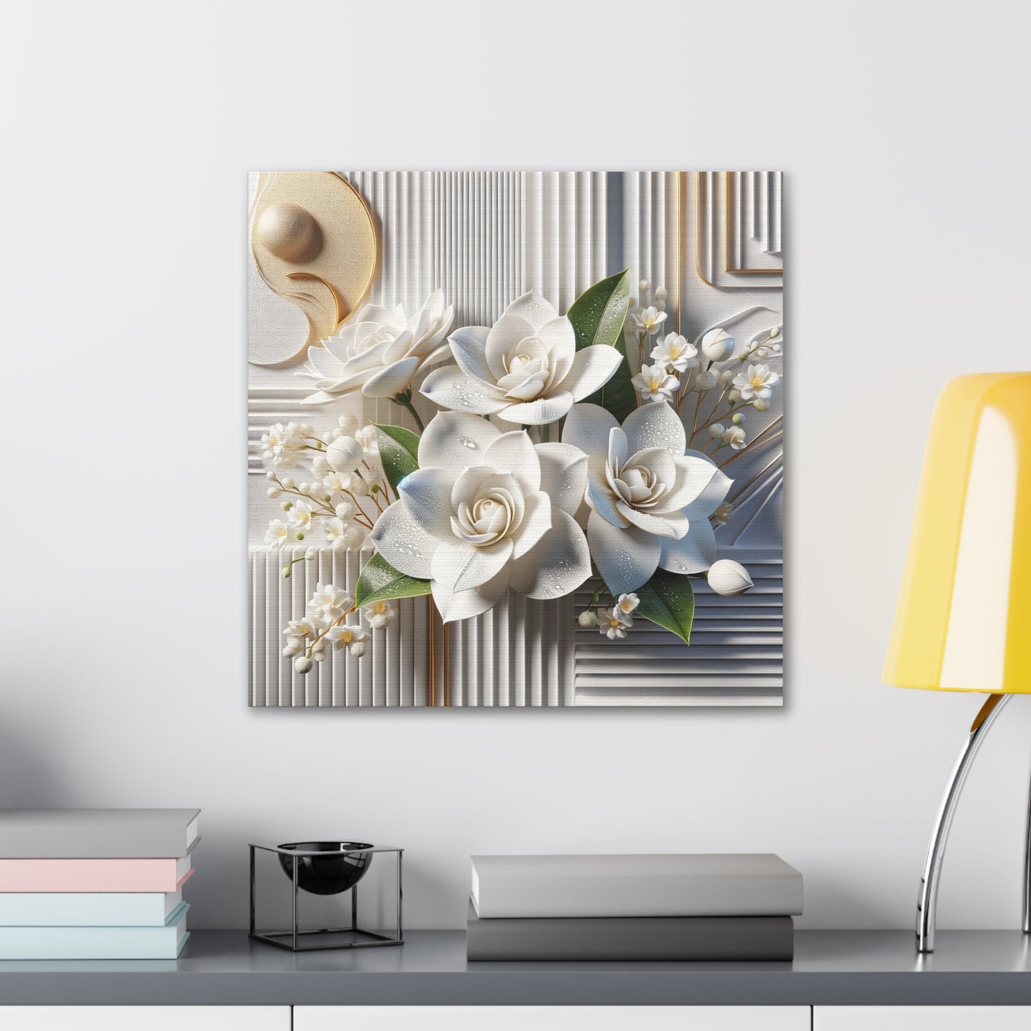 Canvas - Botanical Gardenias Style 3