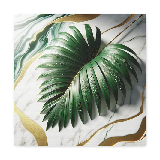 Canvas - Botanical Palm Leaf Style 3