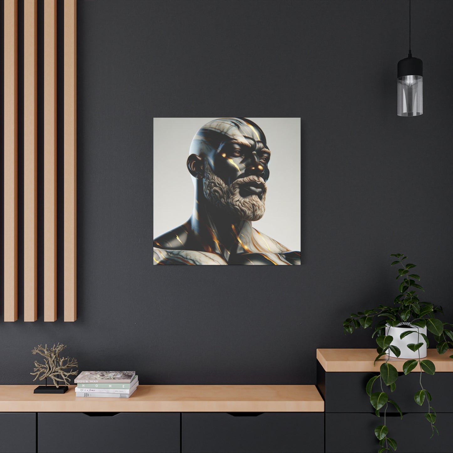 "The Marble Gladiator" Canvas