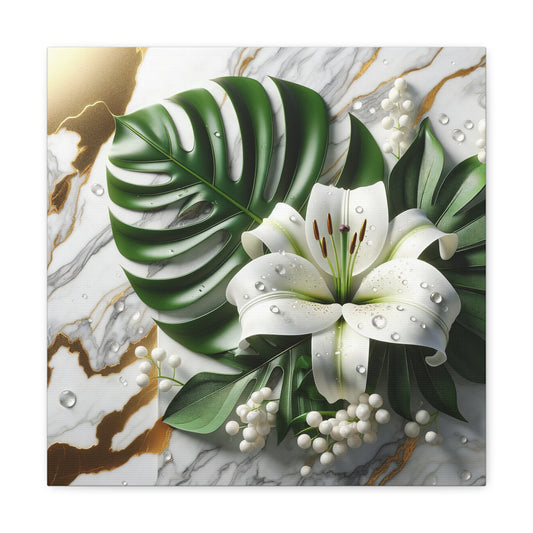 Canvas - Botanical Monstera Style 3
