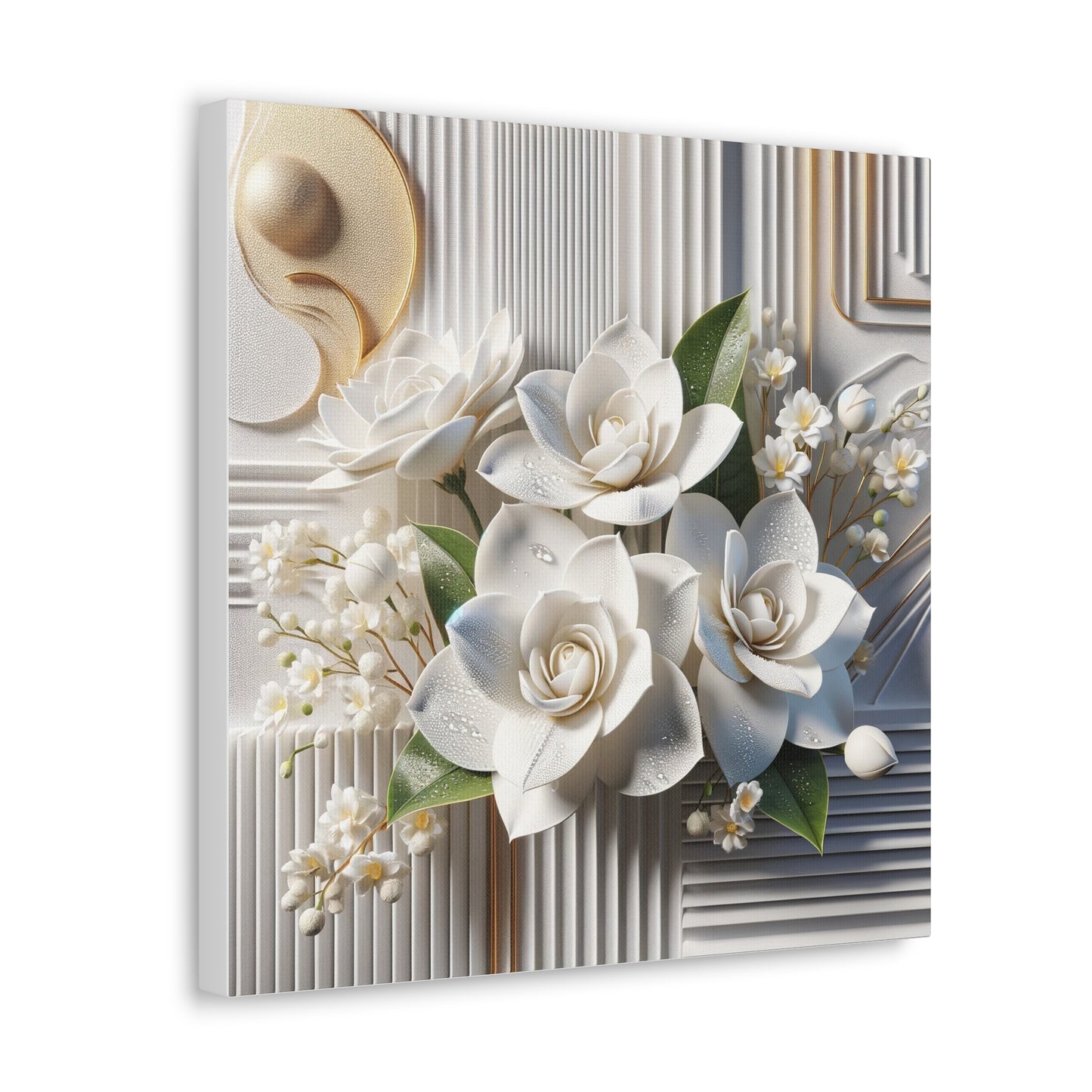 Canvas - Botanical Gardenias Style 3