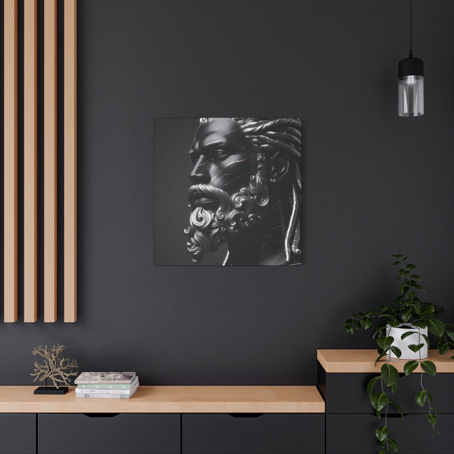 "The Marble Knight" Canvas