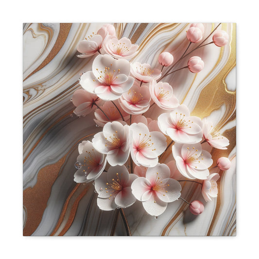 Canvas - Botanical Cherry Blossoms Style 4