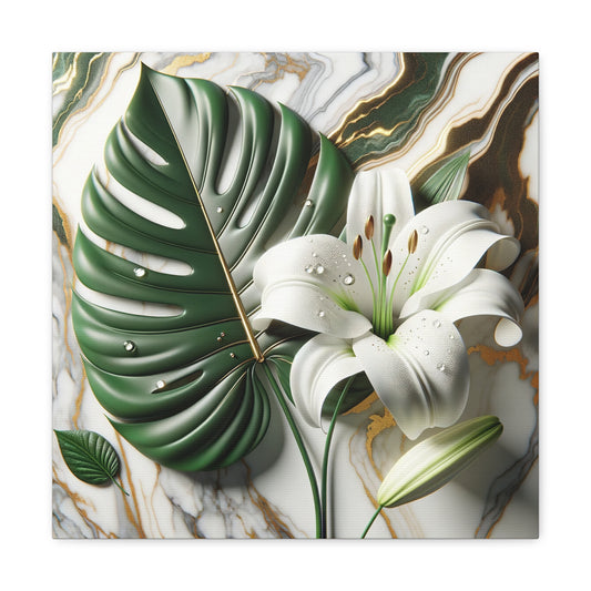 Canvas - Botanical Monstera Style 2