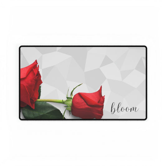 Blooming Rose Desk Mat