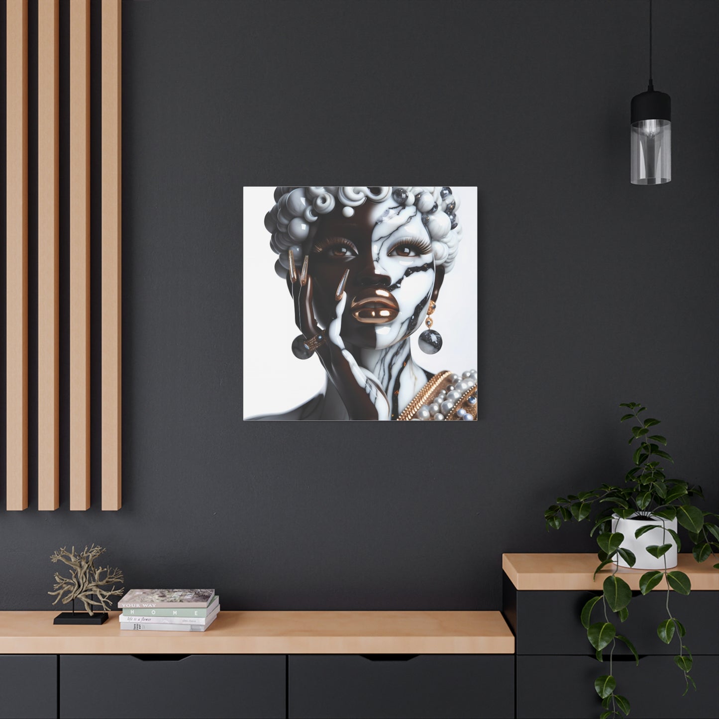 "Beauty in Marble" Canvas