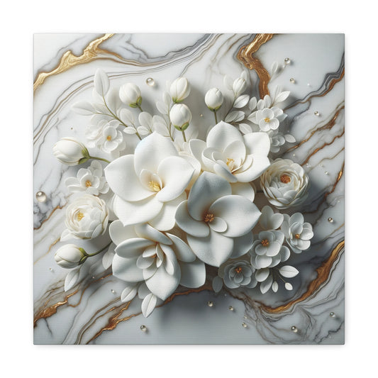 Canvas - Botanical Gardenias Style 2