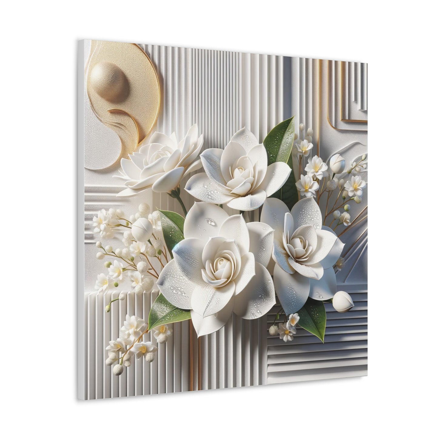 Canvas - Botanical Gardenias Style 3