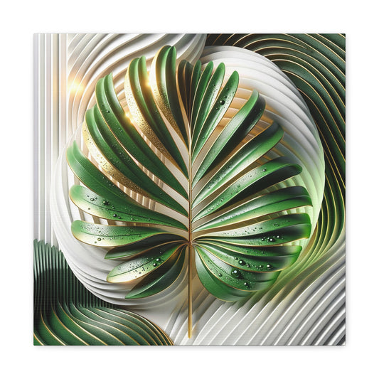 Canvas - Botanical Palm Leaf Style 1