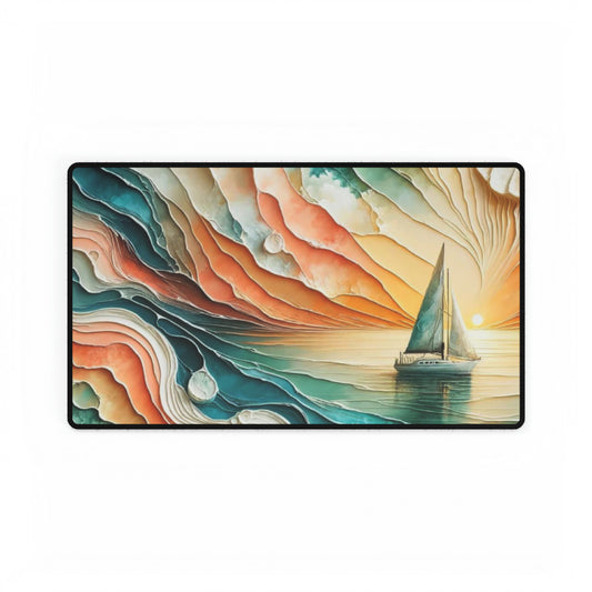 Coastal Love Desk Mat