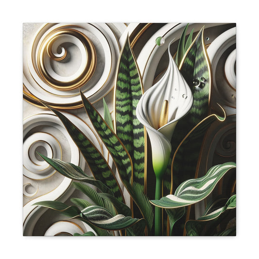 Canvas - Botanical Calla Lily Style 8