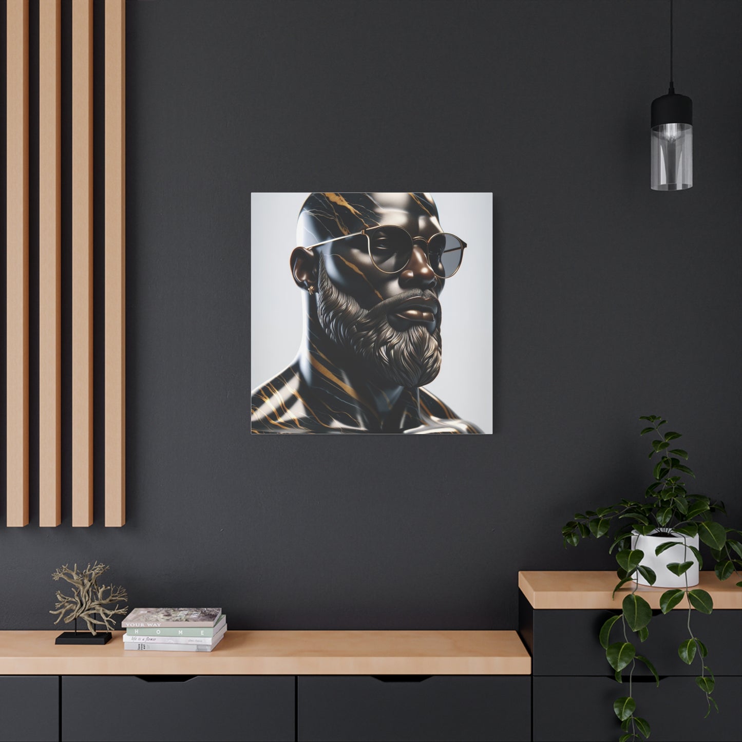 "Solid Man of Stone" Canvas