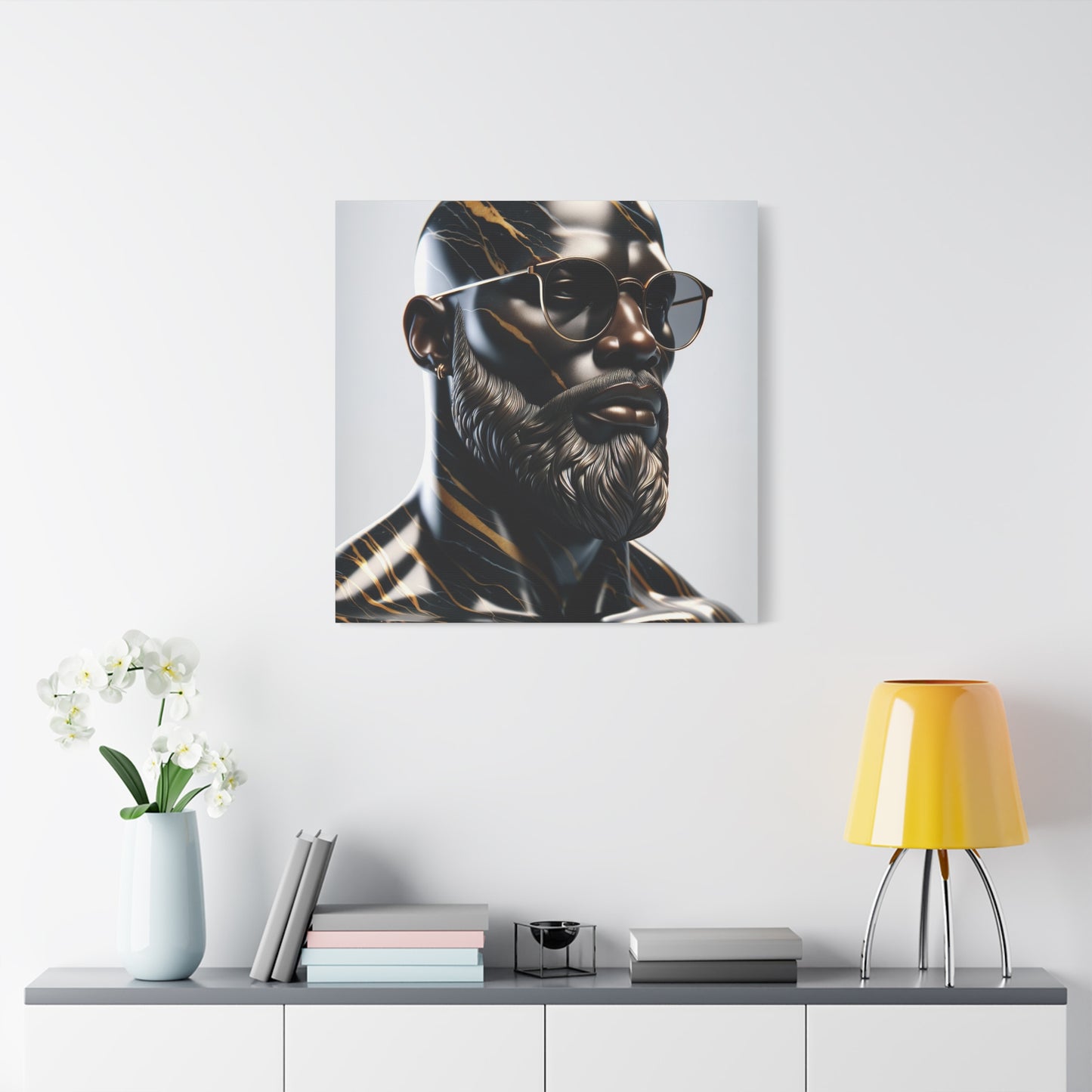 "Solid Man of Stone" Canvas
