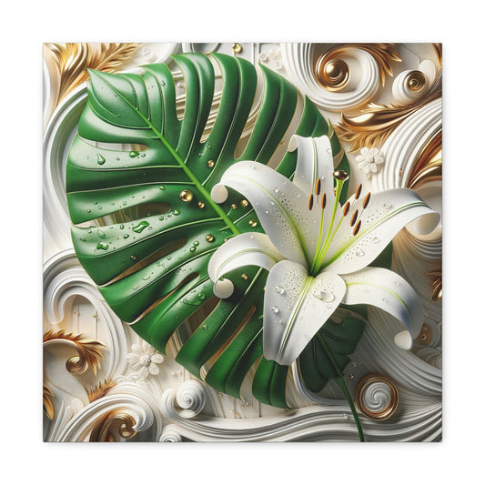 Canvas - Botanical Monstera Style 01