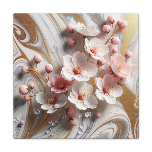 Canvas - Botanical Cherry Blossoms Style 3